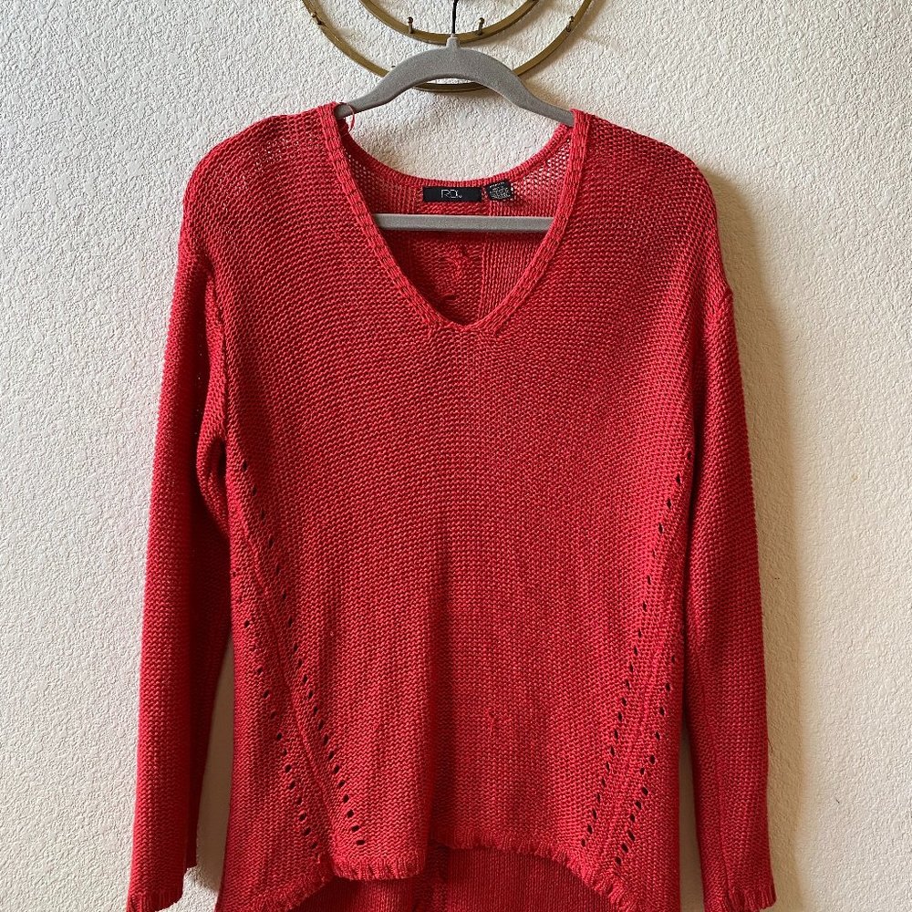 Knit Sweater / Red / Medium